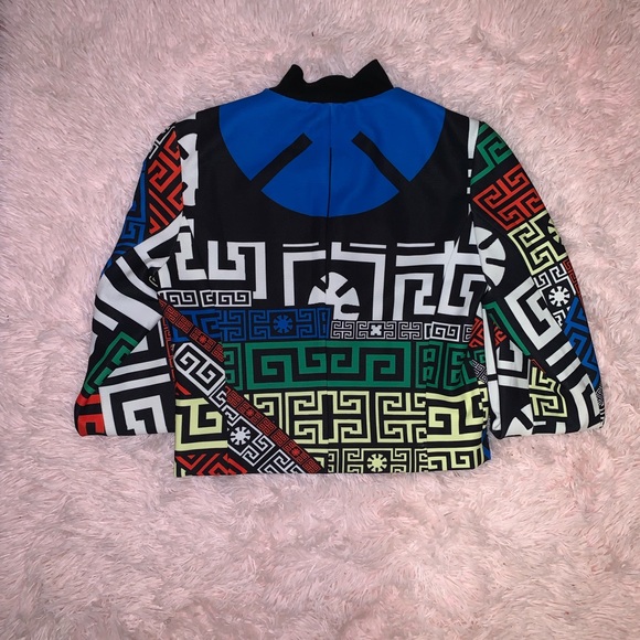 Multicolored Pattern Jacket - Picture 5 of 6